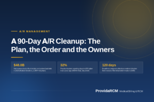 Read more about the article A 90-Day A/R Cleanup: The Plan, the Order and the Owners