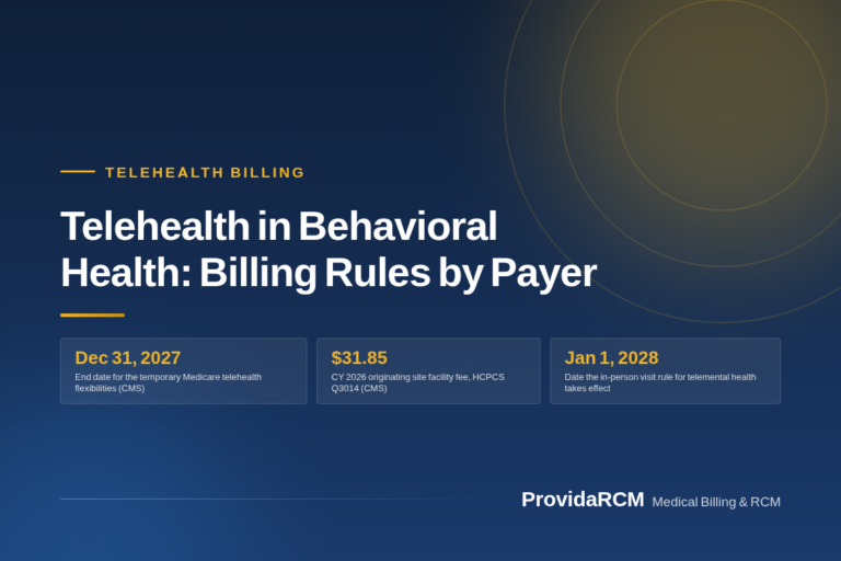 Read more about the article Telehealth in Behavioral Health: Billing Rules by Payer