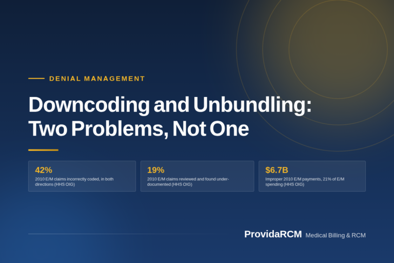 Read more about the article Downcoding and Unbundling: Two Problems, Not One