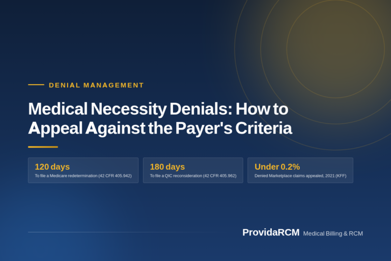 Read more about the article Medical Necessity Denials: How to Appeal Against the Payer’s Criteria