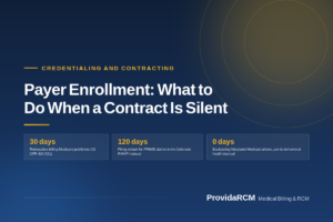 Read more about the article Payer Enrollment: What to Do When a Contract Is Silent