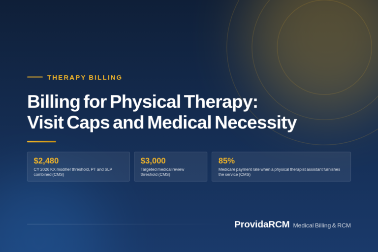 Read more about the article Billing for Physical Therapy: Visit Caps and Medical Necessity