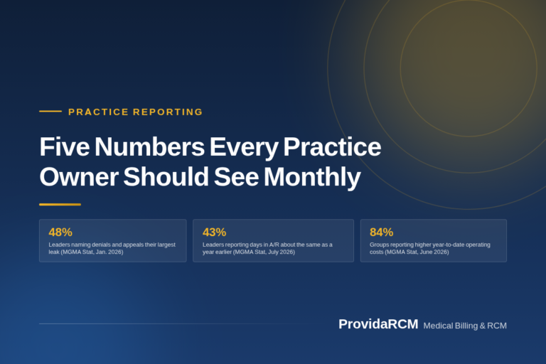 Read more about the article Five Numbers Every Practice Owner Should See Monthly