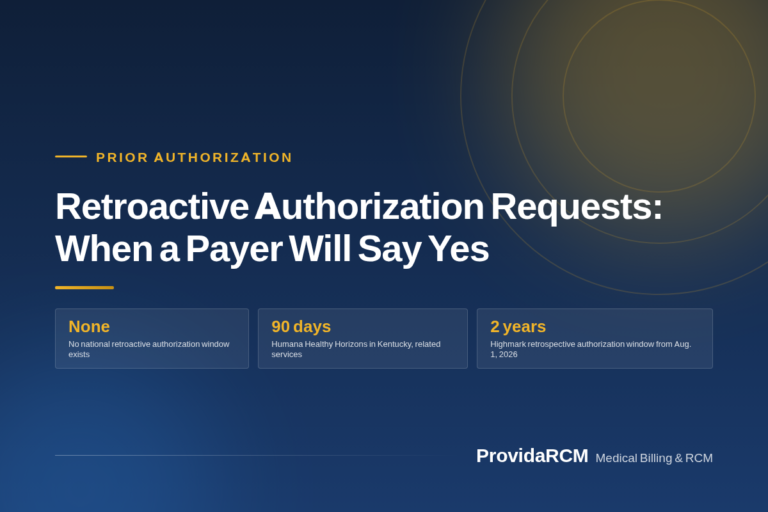 Read more about the article Retroactive Authorization Requests: When a Payer Will Say Yes